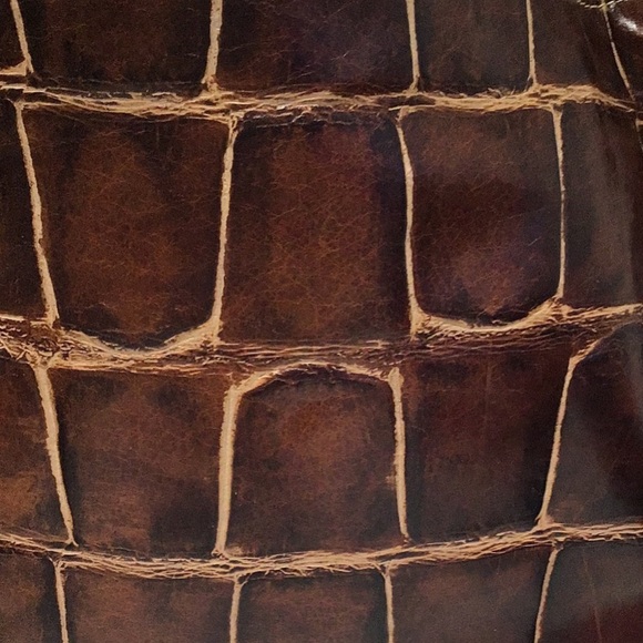 NEW Dooney & Bourke Large Luna Bag from the Nile Collection, Shoulder Bag, Brown - Picture 7 of 13